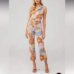 Retro Sleeveless Jumpsuit